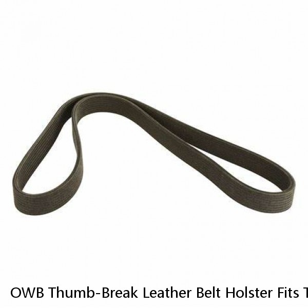 OWB Thumb-Break Leather Belt Holster Fits TAURUS 605 POLY PROTECTOR