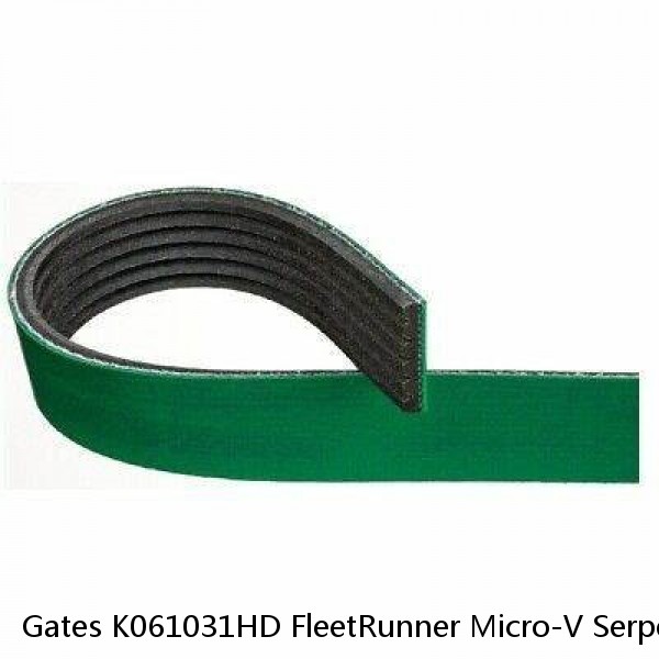 Gates K061031HD FleetRunner Micro-V Serpentine Drive Belt