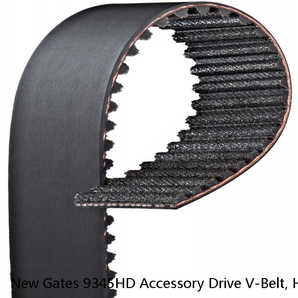 New Gates 9345HD Accessory Drive V-Belt, Heavy Duty Green Stripe. 1/2"x34-7/8" #1 image