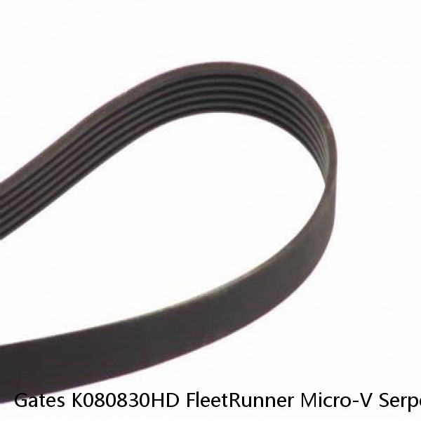 Gates K080830HD FleetRunner Micro-V Serpentine Drive Belt #1 image