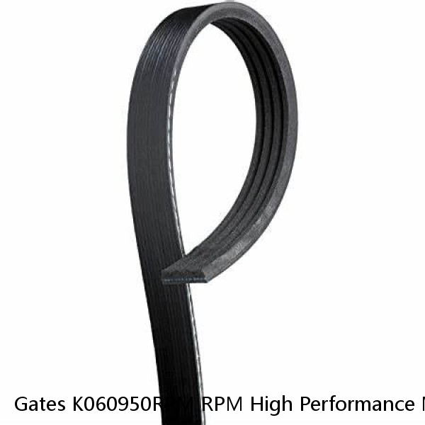 Gates K060950RPM RPM High Performance Micro-V Serpentine Drive Belt #1 image